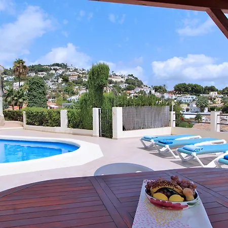 Confortable Con Piscina Privada Y Aire Acondicionado En Moraira - Hisp-216-226 *